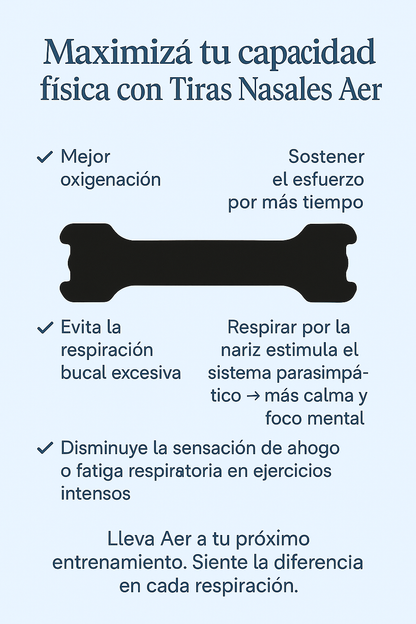 Tiras Nasales para Dormir Mejor y Despejar tu Nariz NEGRO